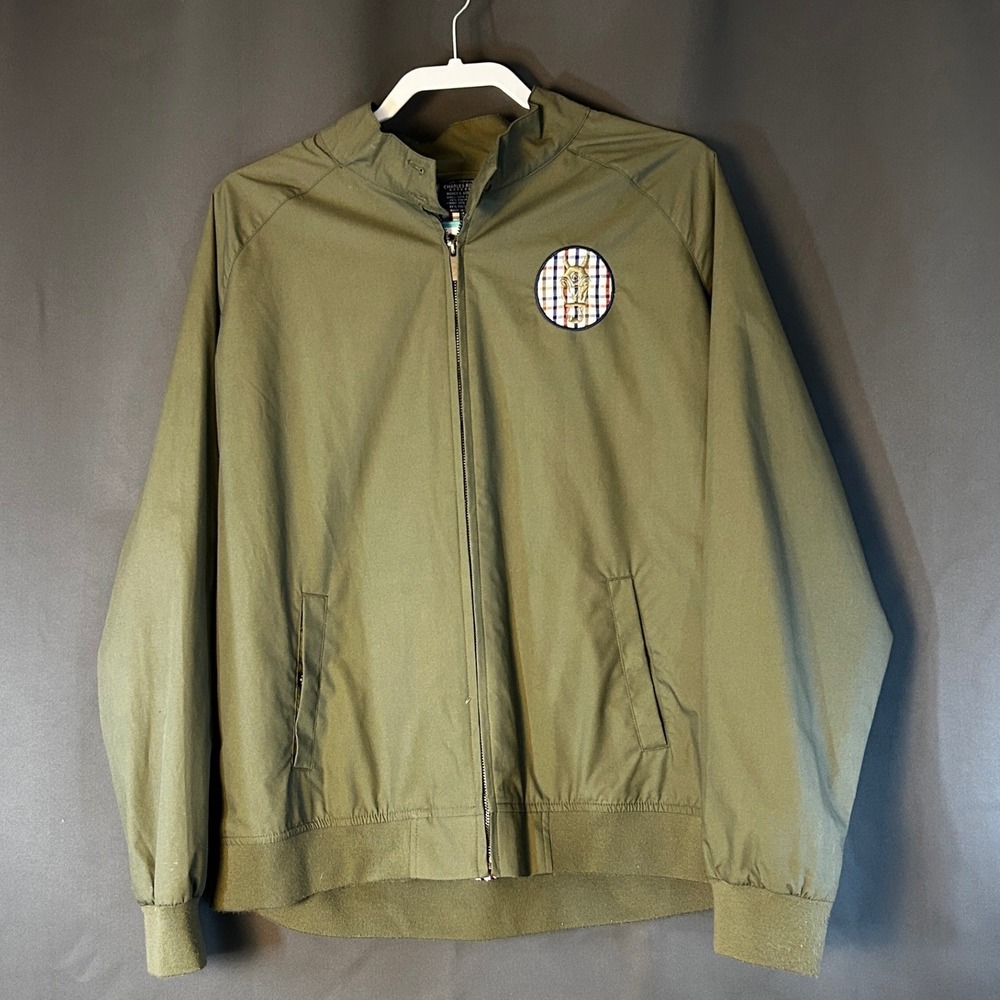 Charles River Apparel‎ Harrington Jacket Womens XXL Green Excellent Horse Patch